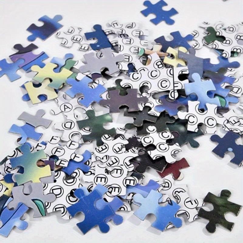 Christmas Atmosphere Adult Paper Puzzle 1000pss, Fun and Puzzle Education Game Home Decoration Wall Display Festival, Puzzle Gif