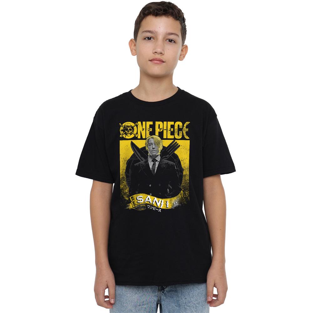 One Piece Childrens/Kids Sanji Etched T-Shirt