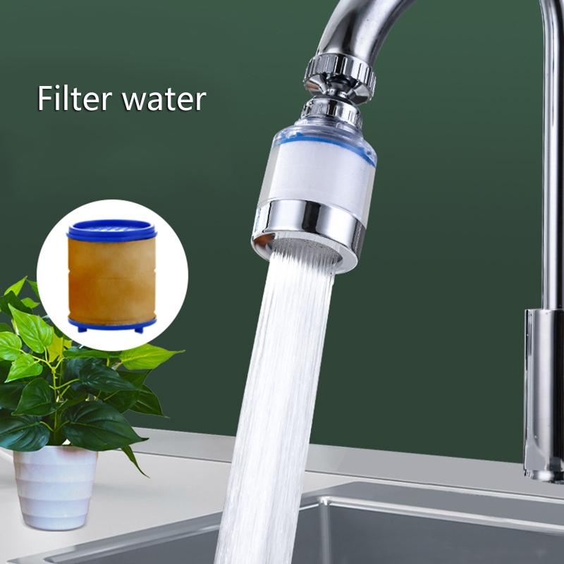 Faucet Splash Filters Universal Tap Adapter Kitchen Rotatable Tap Bubbler Extender Faucet Purifier Sprayer for Head Show
