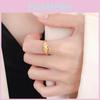 Peony Fashionable Pink Copper Ring Vintage Style Adjustable Open Jewelry Floral