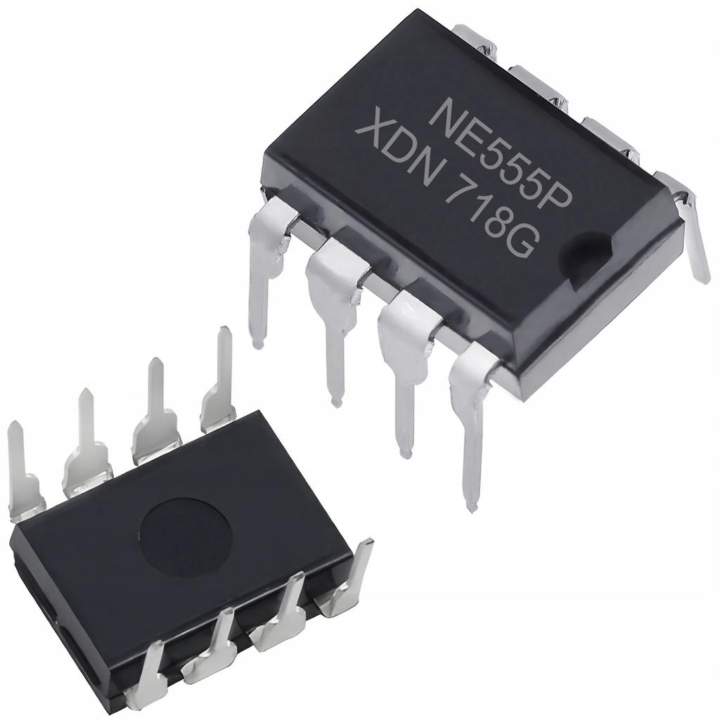 Rosfix Układ Czasowy NE555 – Wszechstronny Timer I Generator Impulsów | Zakres Napięcia 3,5V–16V | Częstotliwość Do 500 kHz | 2 Sztuki