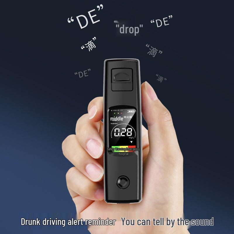 Portable Non-Contact Breathalyzer Alcohol Tester for Vehicle Use