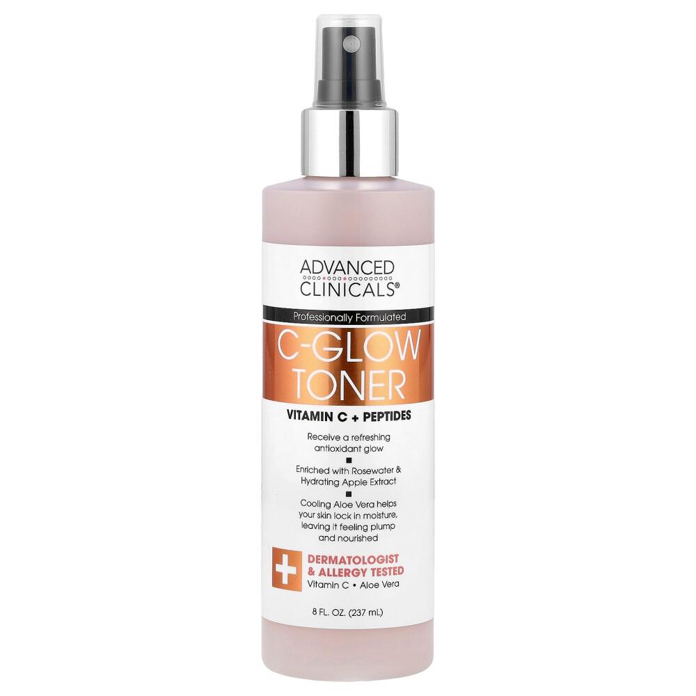 Advanced Clinicals C-Glow Toner Vitamin C + Ferulic Acid 237ml (8 fl oz)