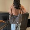 Denim Bag Women's Large Capacity Shoulder Crossbody Bag Student Class Commuter Tote Bag