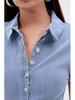 2025 European & American Women's Denim Jumpsuit: Short Sleeve, Lace-Up, Wide-Leg Jeans
