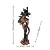 1 Piece Resin Forest Goddess Bird Statue Desktop Decoration, Suitable for Various Room Types, Gardens, and Hanukkah and Earth Day Celebrations, Creati