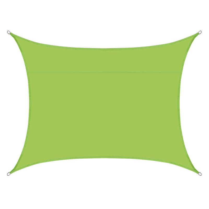 Rectangular 2x2.5m Waterproof, Sunproof, UV-Resistant Outdoor Shade Sail
