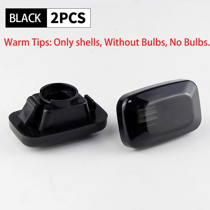 2PCS No Bulbs For Toyota Land Cruiser 70 80 100 Series Hilux LN140 LN150 LN160 LN170 Car Fender Side Marker Light Covers
