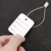 500/1000PCS Fasteners Snap Lock Fittings Retail Hangtags Clothing Label Price Tags Hang Tag String