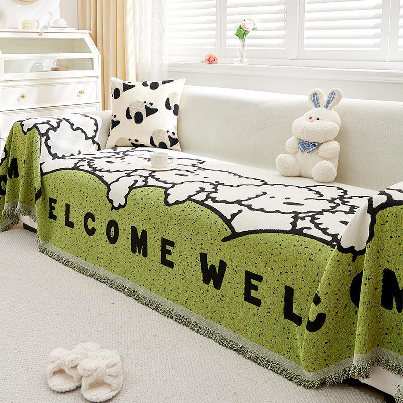Chenille Sofa Towel Four Seasons Universal All-Inclusive Sofa Cover Dust Cover One Piece Sofa Cover Cloth Cushion