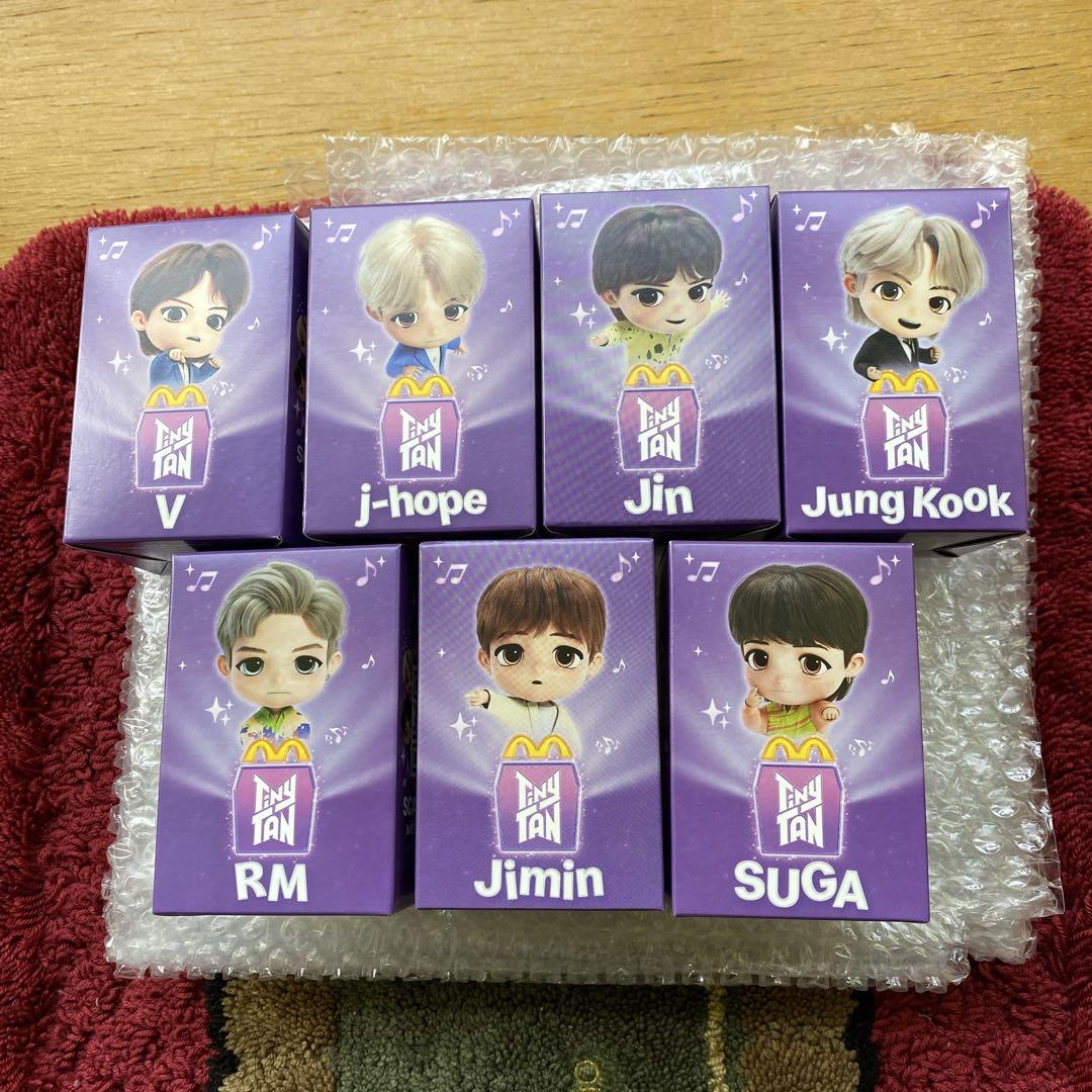 

[Б/У] Полная коллекция фигурок McDonald s TinyTan BTS (7 фигур)