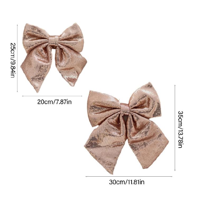 Colorful Fabric Bows Personalized Sequins Bowknot Accessories for Various Uses Elegant Butterfly Shape Jewelry Gift