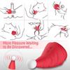 Christmas Hat Shape G Spot Clitoral Stimulator Dildo Adult Sex Toys for Women Nipple Anal Tongue Orgasm Vibrator