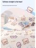 Extra Large Thick Disposable Hotel Bedding Set: Duvet Cover, Pillowcase, Bath Towel & Dirt-Isolating Bed Sheet.