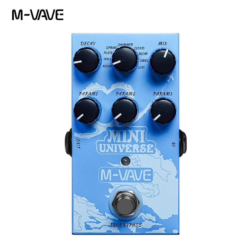 M-VAVE Guitar Effect Pedal Multi-effects Pedal Compressor/Booster/Overdrive/Delay/Reverb/Distortion/Looper/IR BOX/Chorus/Tremolo