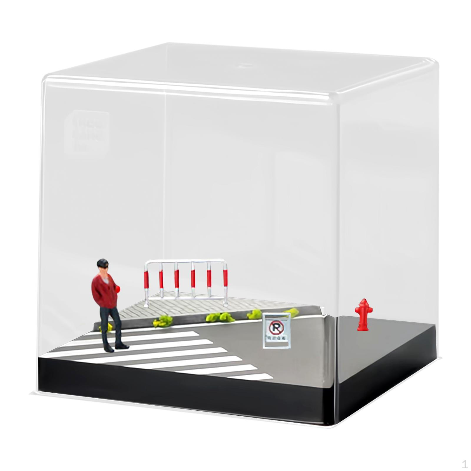 

Миниатюрная фигурка масштаба 1/64, диорама, макет, универсальные реквизиты для дорожной/уличной сцены для рабочего стола Red Figure