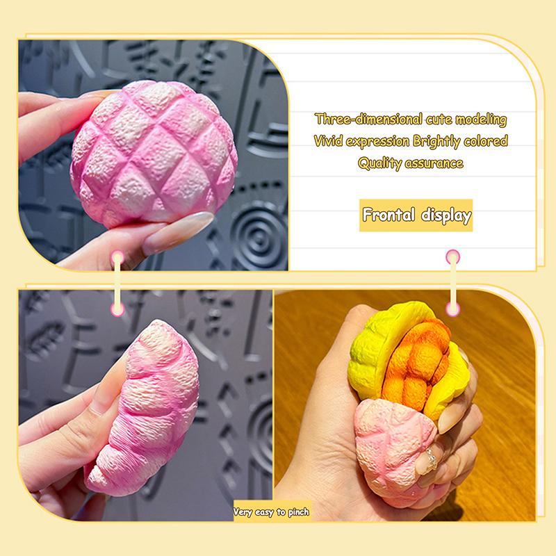 Cute Slow Rising Squishy Bread Oversized Pineapple Bun Stress Relief Toy Prank Gift