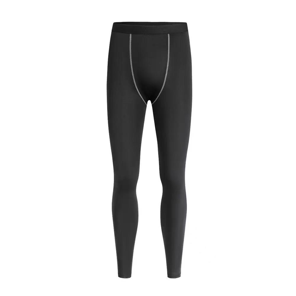 Herren Fleece Thermounterwäsche Set Sport Outdoor Skifahren Basisschicht Fitness Schnelltrocknend Rundhals Lange Unterhosen