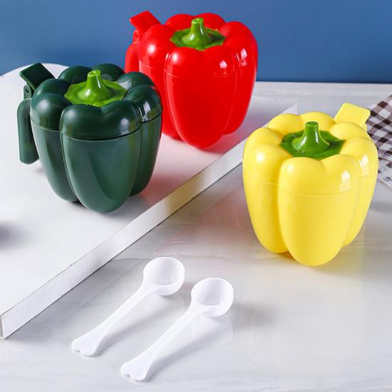 Creative Seasoning Jar Spice Rack Organizer Divided Seasoning Box Salt Pepper Chili Sauce Sugar Kitchen Gadget for Home Restaurant Buffet