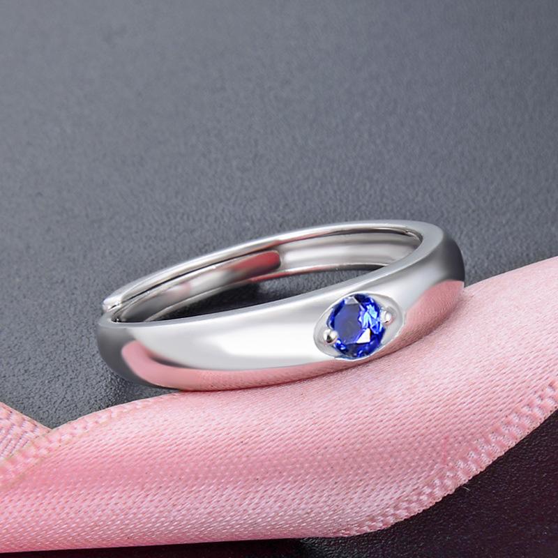 Lindon Classic 925 Sterling Silver Zircon Ring Ladies Jewelry Wedding Promise Party Gift