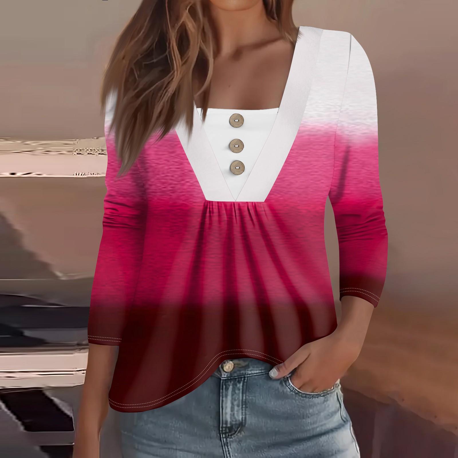 Женская мода повседневная рубашка с длинным рукавом — фото 8