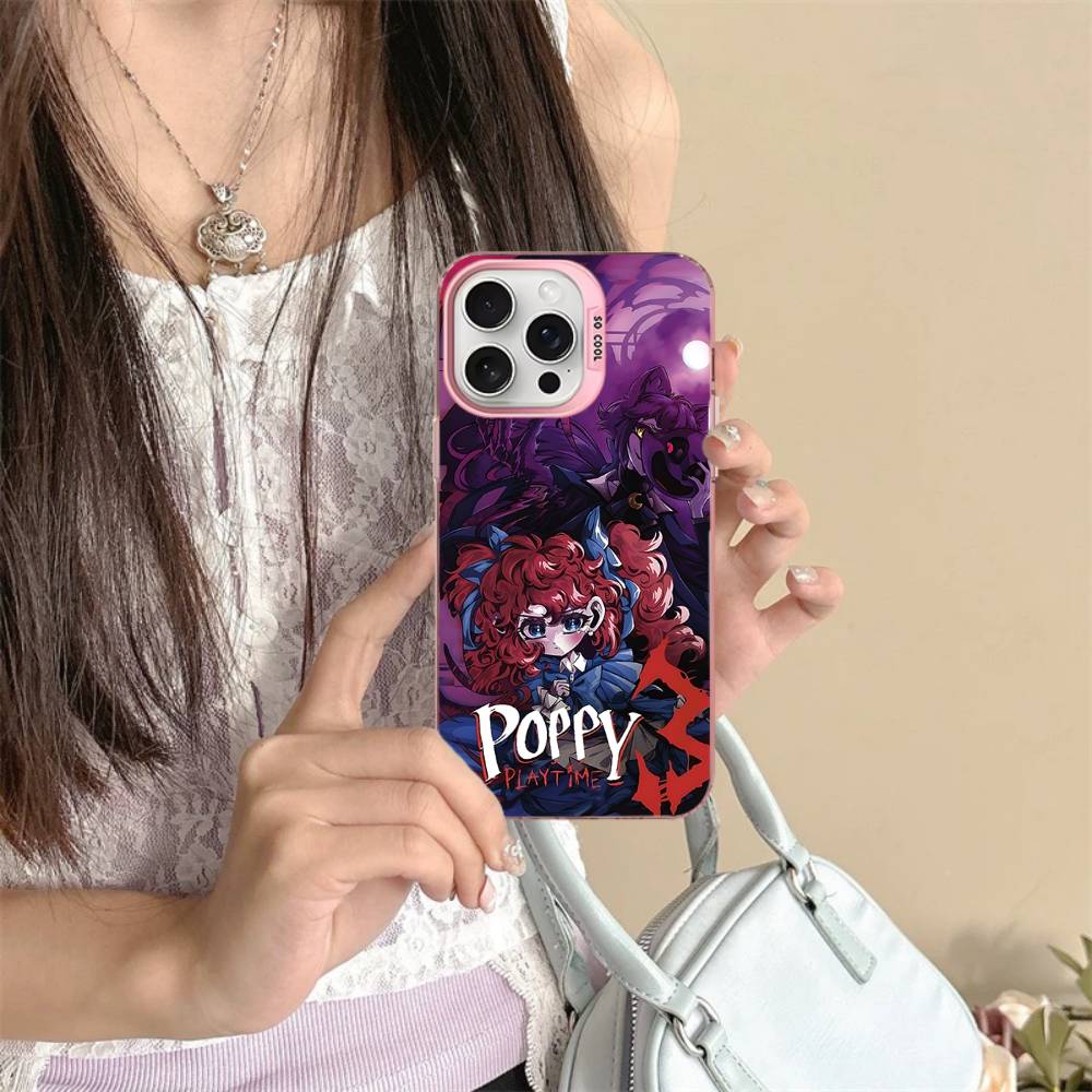 Custodia Colorata per Telefono P-Poppy-ys Game Playtime-es Per IPhone 17 16 15 14 13 12 11 Pro Max Plus Copertura Opaca