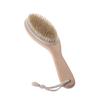 Bath Brush Set with Wooden Long Handle for Back Scrubbing and Effective Skin Exfoliation