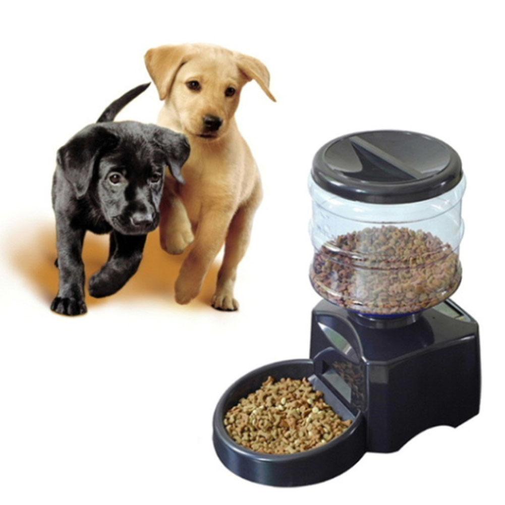 5.5L Big Capacity Automatic Pet Feeder Food Dispenser with Recording Function