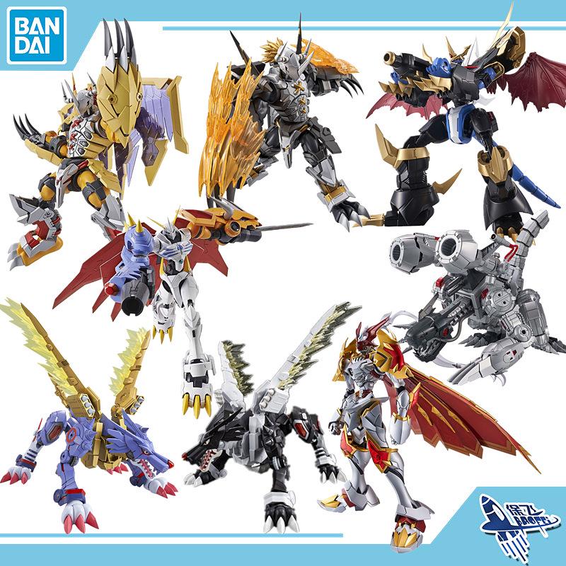 Assembly Model Figure: Digimon Lucemon Falldown Mode, Omegamon, Justimon