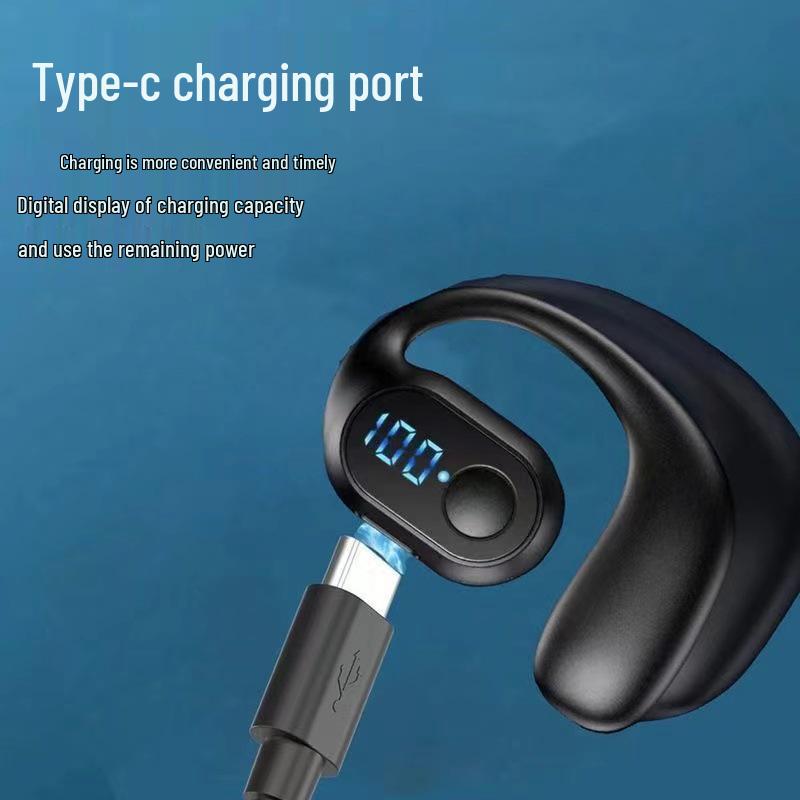 Bluetooth Open-Ear Wireless Sports Earbuds with Ultra-Long Battery Life for Running and Driving