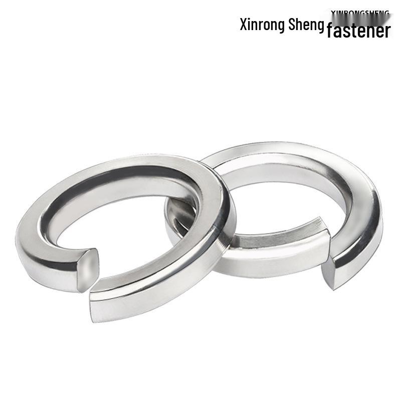 304 Stainless Steel Split Lock Washer - American Style Spring Spacer for Inch Screws