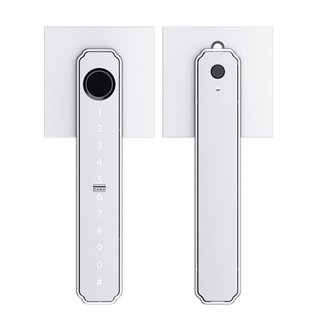 Smart Fingerprint   5 in 1 Keyless Entry Biometric Lock with APP Control Password Keypad IC Card Auto Lock for   Apartment