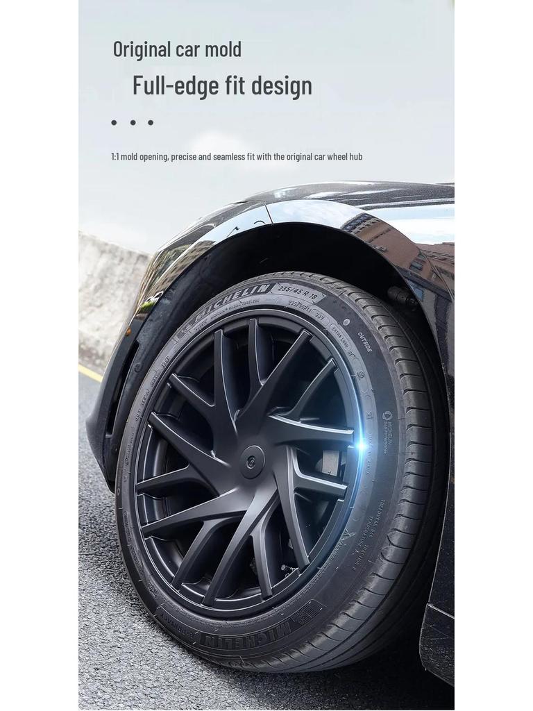 18-Inch M3 Tesla Wheel Protection and Decorative Cover Ring