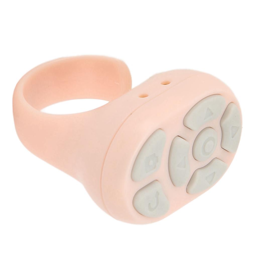 Remote Control Scrolling Ring Bluetooth 5.3 APP Page Turner Camera Shutter Remote Selfie Button Clicker with Charging