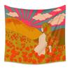 Psychedelic Sunset Tapestry  Vibrant Art for Living Room  Boho Style Enhance Your Space with Colorful and Inspirational Vibes