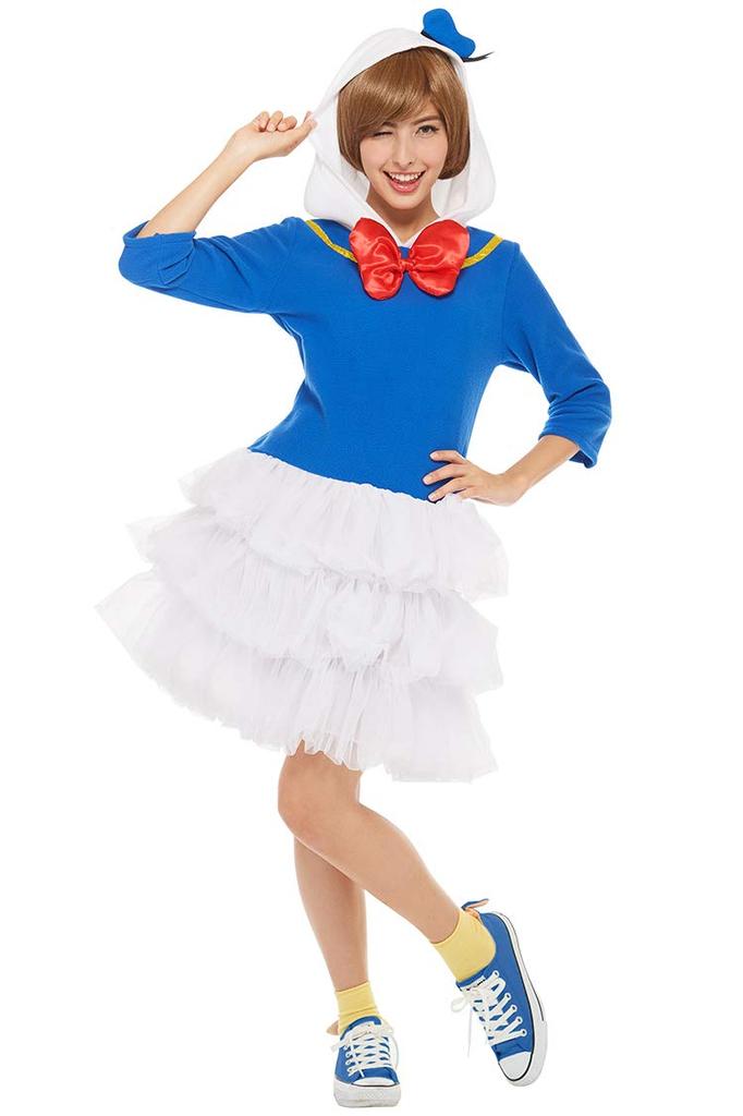 Disney Donald Ett stykke Kostyme Dame 155cm-165cm