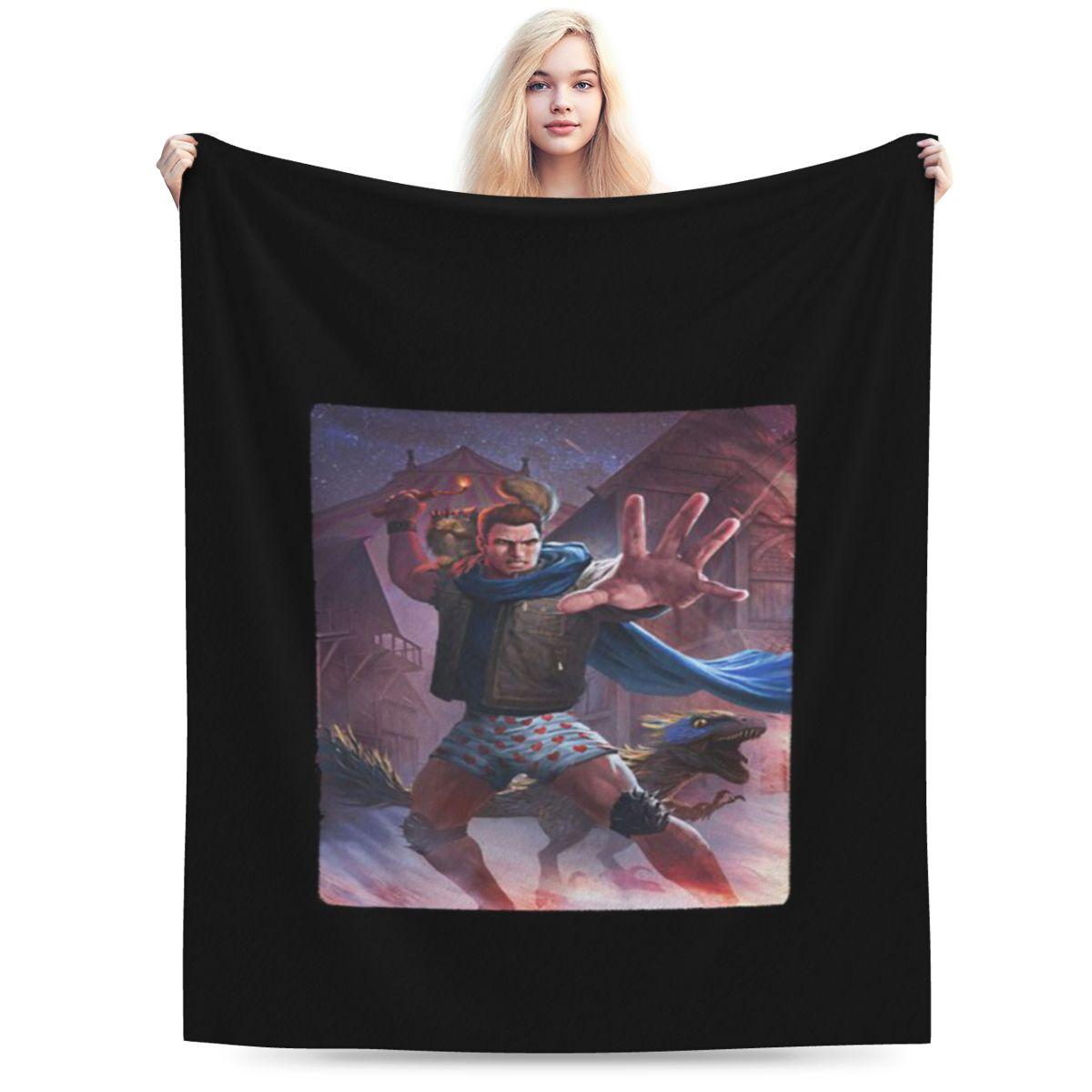 

Dungeon Crawler Carl Merch Personalized Soft Decorate Home An UltraSoft Micro Fleece Blanket 75x100cm 30x40in
