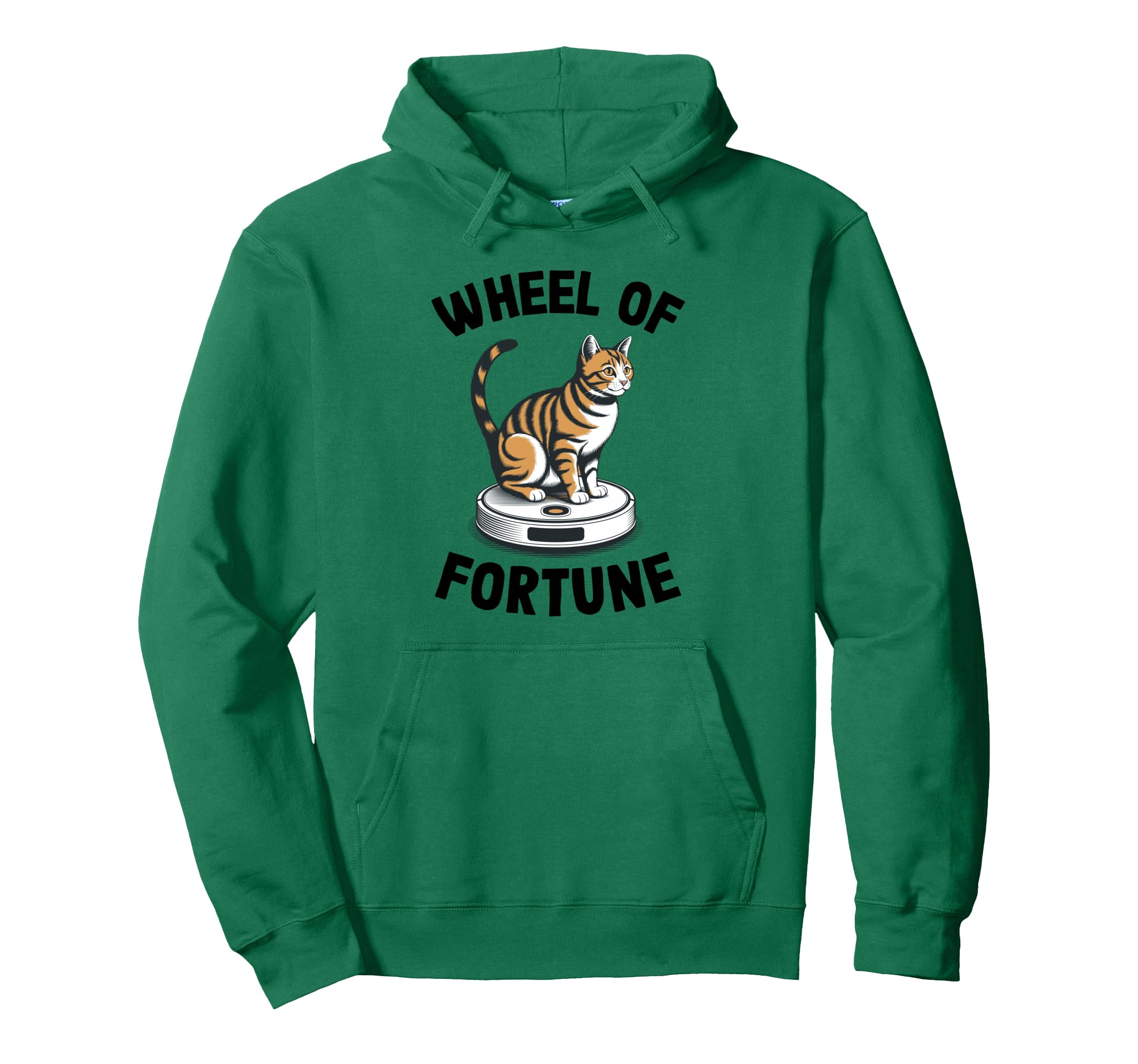 Wheel of Fortune Robot Vacuum Cleaner Funny Cat Hoodie