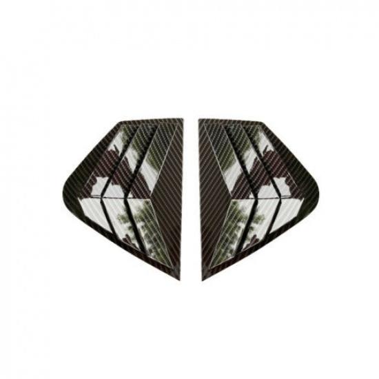 For Kia Optima K5 2011-2015 Carbon Fiber Rear Side Window Quarter Louver Cover