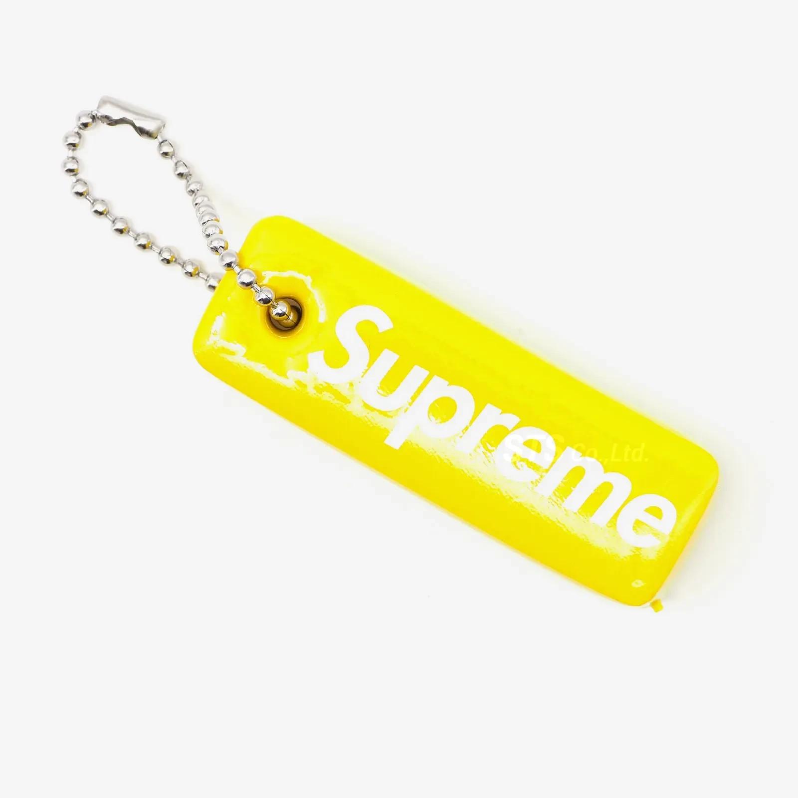 Supreme Floating Keychain Yellow One-Size