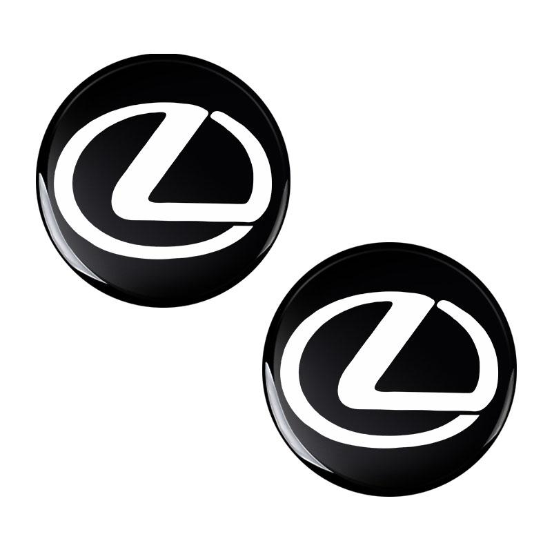 

14mm Aluminum Car Remote Key Sticker Emblem Auto Accessories For Lexus ES RX NX LS UX LM LX GX LC RZ IS CT GS RC HS SC TX LBX