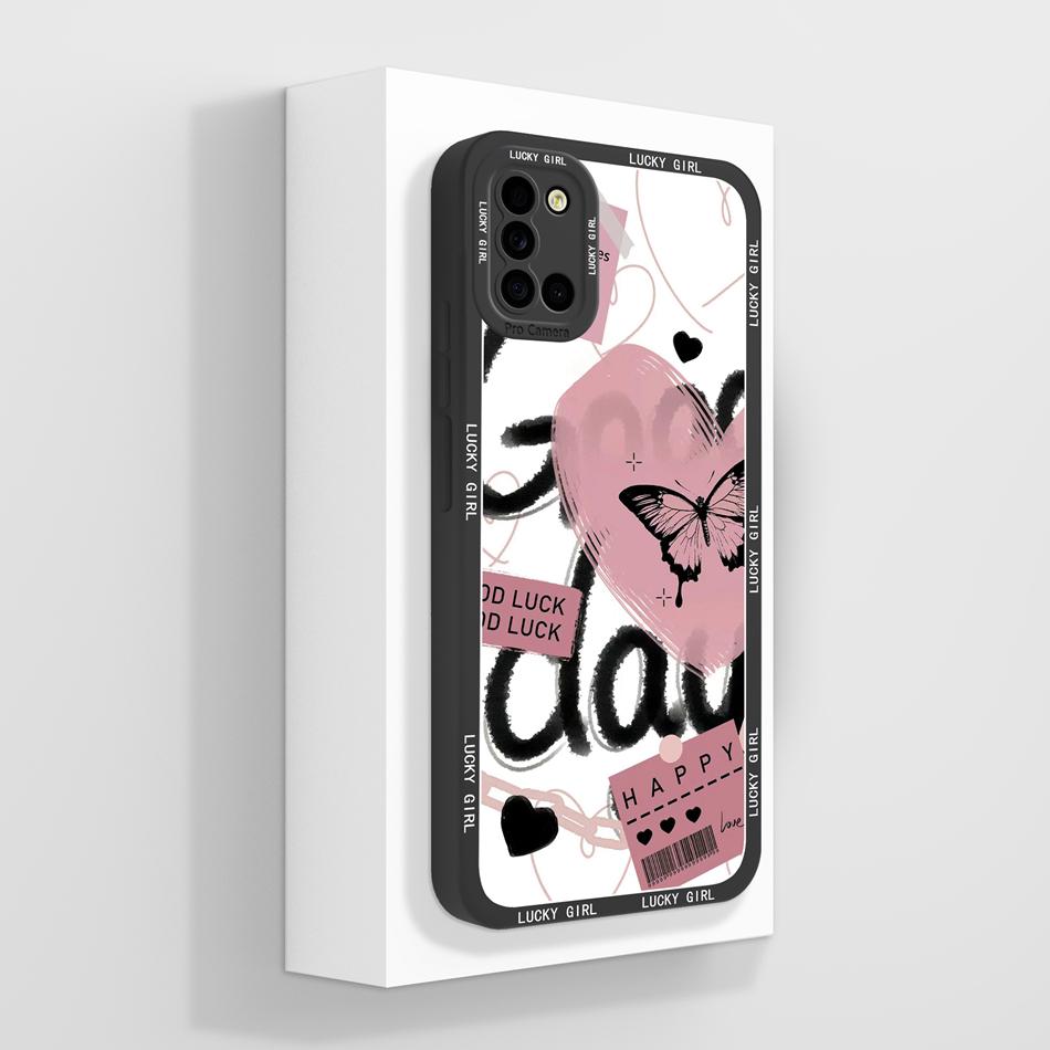 For Samsung A31 Case Aesthetic Phone Cover Soft Liquid Silicone Full Protection Anti Choc Protector For Samsung Galaxy A 31 Capa