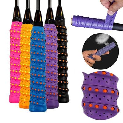 Ruban de poignée Grip de raquette de badminton Grip anti-dérapant Rouleau de surgrips Ruban Bandeau anti-transpiration Raquette de tennis