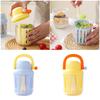 Vegetable Fruit Shaker Cup with Detachable Sauce Compartment Portable Large Capacity Breakfast Storage Container
