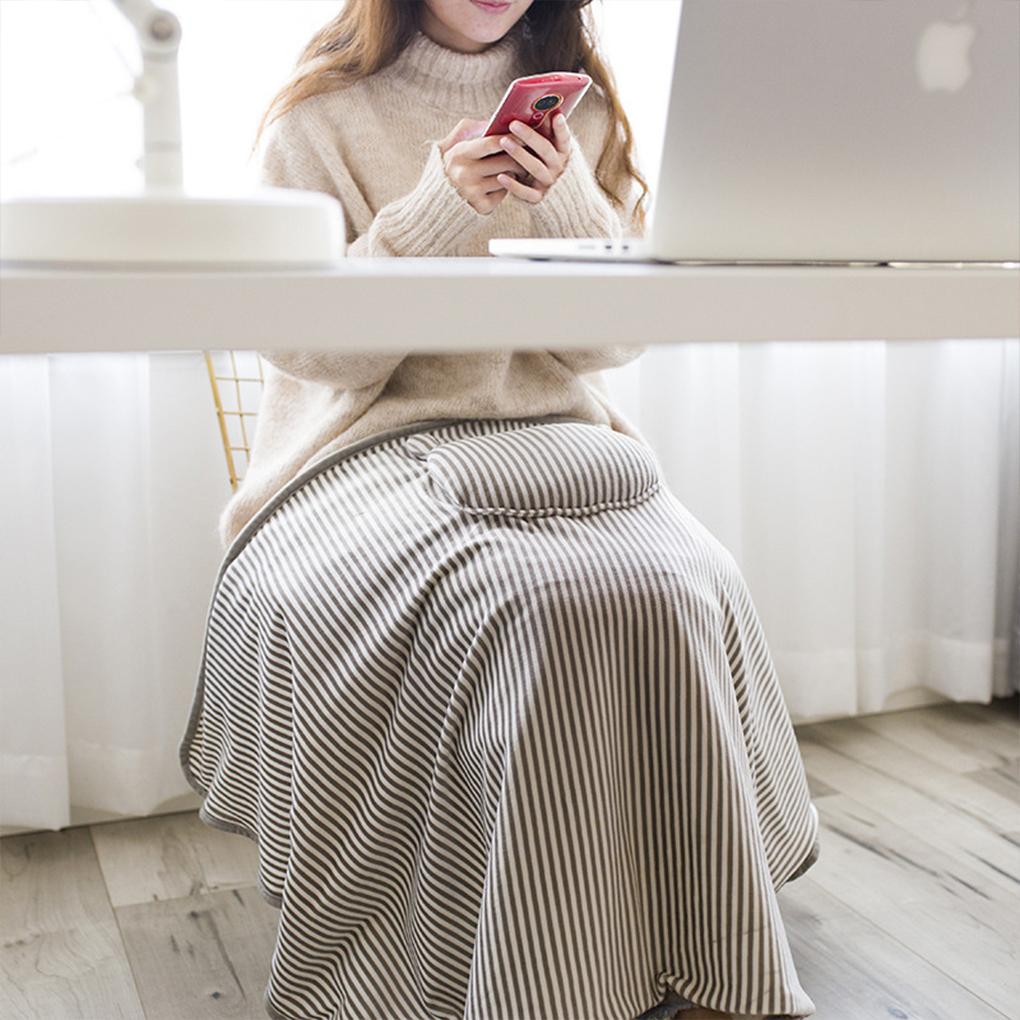 Cold Winter USB Electric Blanket Portable Hand Warmer Washable Heating Knee Warming Pad Home Living Room Student Bedroom