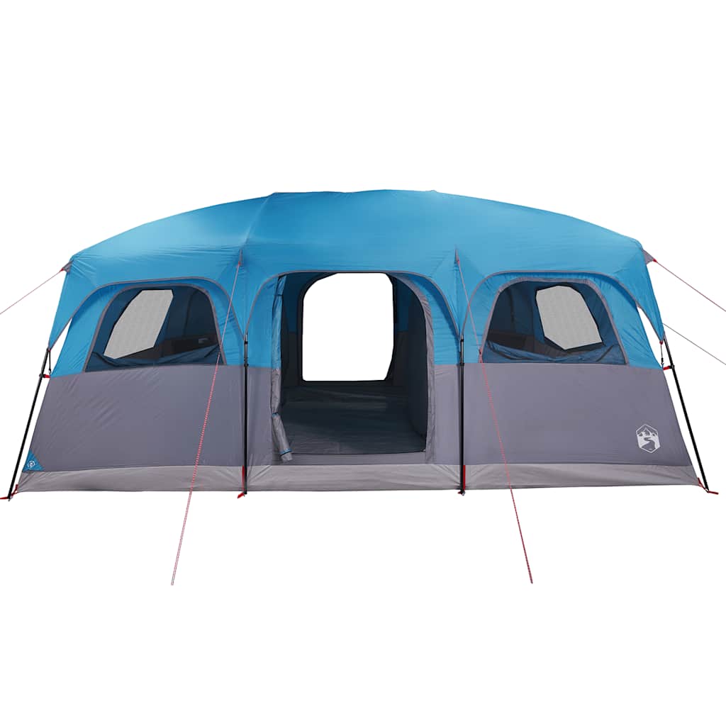 10 Person Family Tent Blue Waterproof