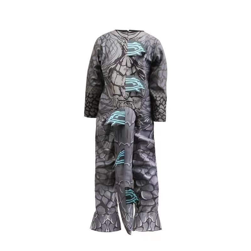 P-Jsmen Mostro Cosplay Animale Costume Dinosauro Halloween Tuta Intera Bambini Ragazza Divertente Tuta Carnevale