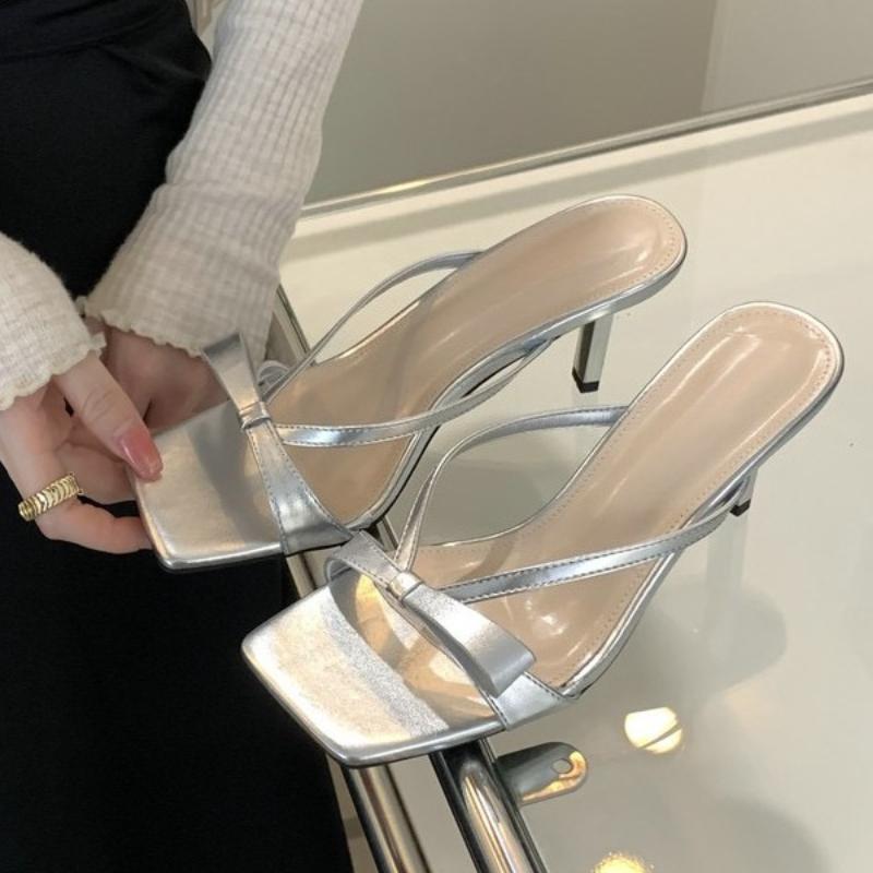 Fashion Female Summer Sexy Heels Sandals Slides Ladies Shoes Fashion Women Pumps Flip Flops Luxury High Heels Slippers Shoes