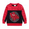 Spider Boys' Spring Cotton Hoodie Three-Piece Set