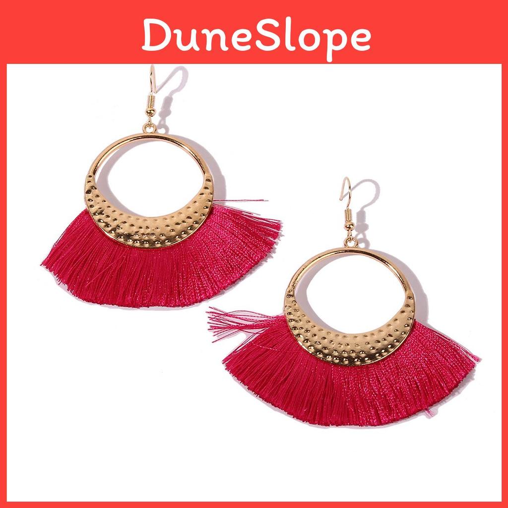 Ethnic Boho Tassel Earrings Long Statement Jewelry For Women